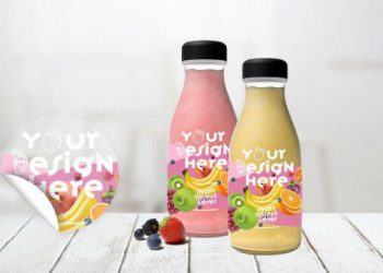 สติ๊กเกอร์ pVC ใส พิมพ์ขาว พร้อมพิมพ์ 4สี