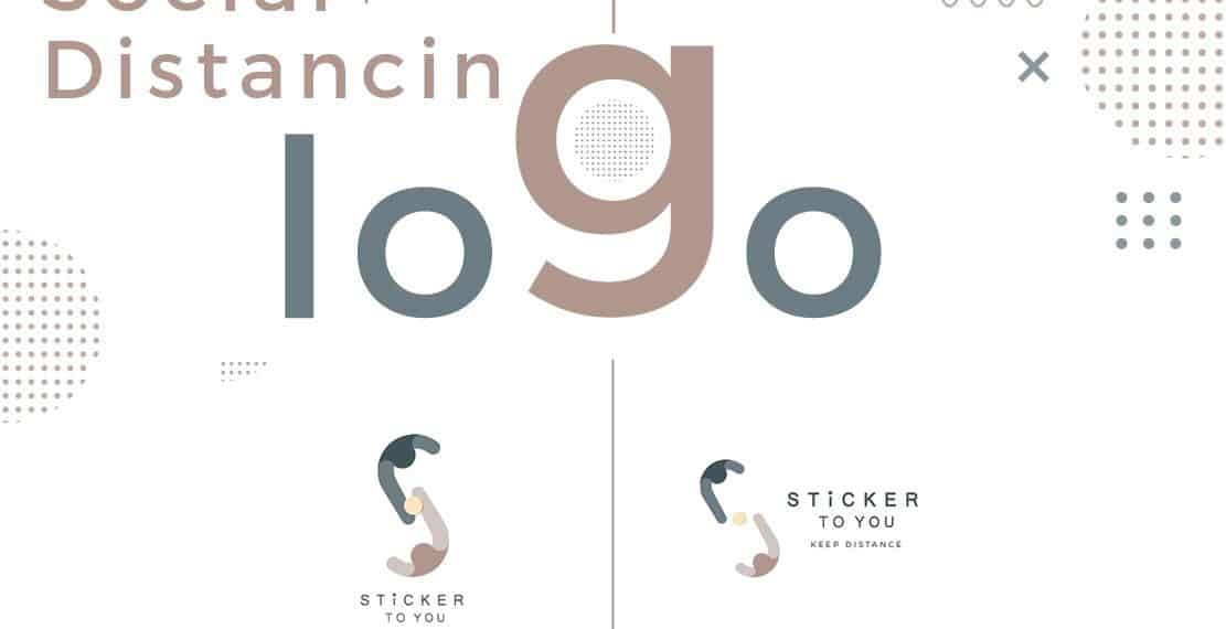 Creative LOGO Distancing  ห่ า ง กั น สั ก พั ก เว้นระยะป้องกันโควิด-19 🦠
