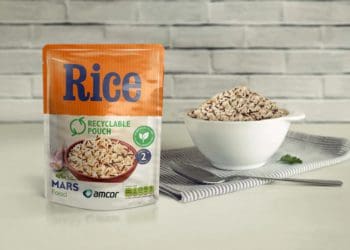 Mars Food เป็นครั้งแรกที่เปิดตัวถุงข้าวไมโครเวฟที่สามารถรีไซเคิลได้