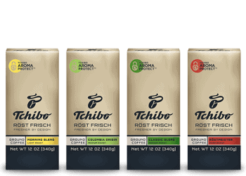 Tchibo Coffee เปิดตัวในสหรัฐอเมริกาด้วยคุณสมบัติแพ็คเกจที่เป็นเอกลักษณ์