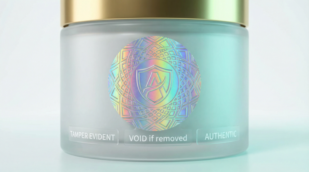 สติกเกอร์กันปลอม