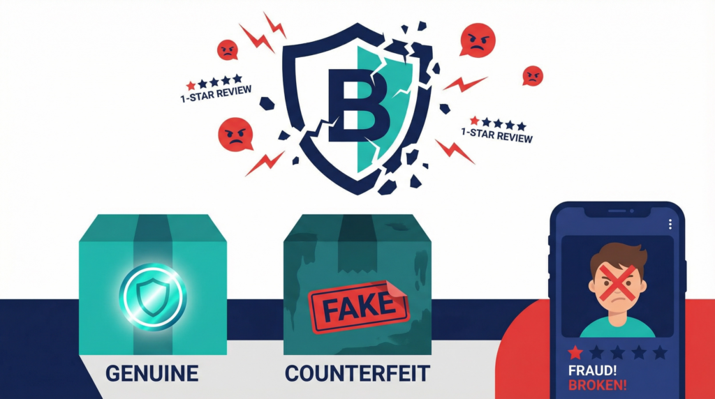 สติกเกอร์กันปลอม