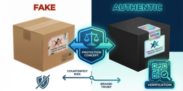 สติกเกอร์กันปลอม