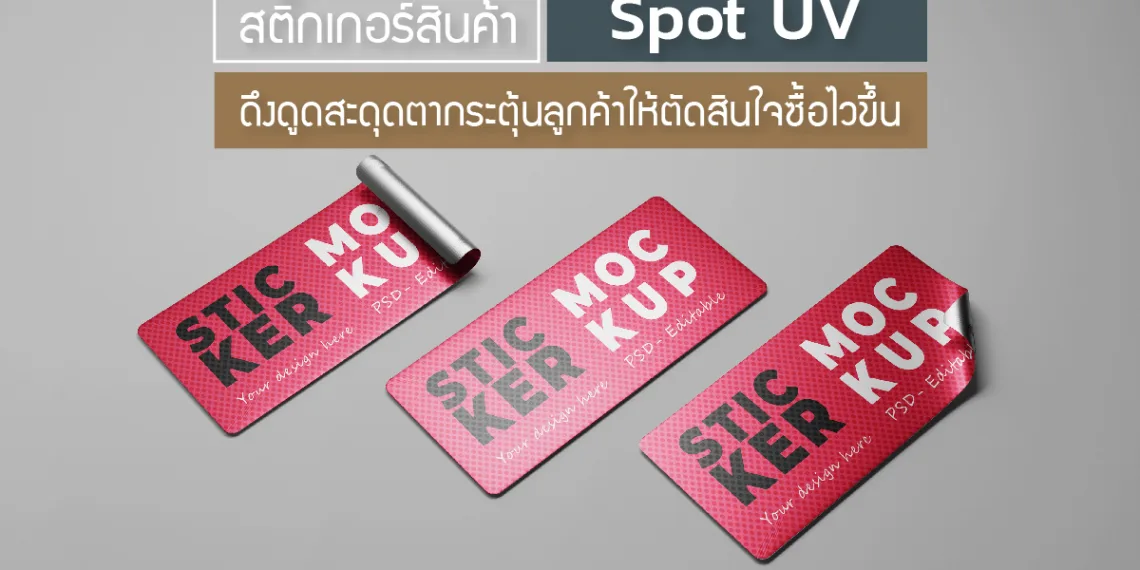 สติ๊กเกอร์สินค้า-Spot-UV