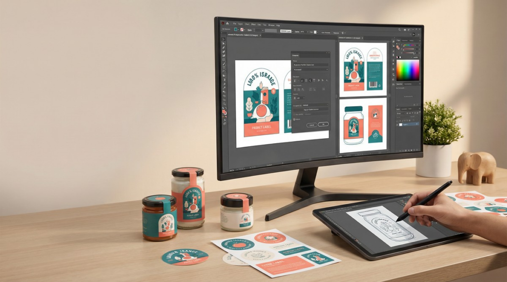 ออกแบบสติ๊กเกอร์ฉลากสินค้า